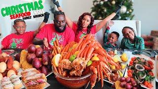 Huge $300 SEAFOOD BOIL MUKBANG SURPRISE! with FAMILY