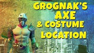 Fallout 4 Unique Weapons - Grognak's Axe / Costume (Hubris Comics Rare Items)