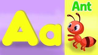 ABC Phonic Song - Toddler Learning Video Songs, A for Apple, Nursery Rhymes, Kids Songs, ABCD Song