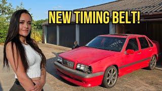 Replacing the timing belt on my Volvo 850R!