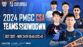 2024 PMGC TEAM SHOWDOWN - CSA | 2024 PUBG MOBILE GLOBAL CHAMPIONSHIP