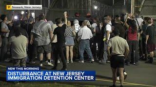 Disorder breaks out at New Jersey immigration detention center in Newark, NJ
