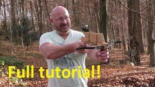 How To Make+Shoot The Pump Action Repeating Crossbow Pistol