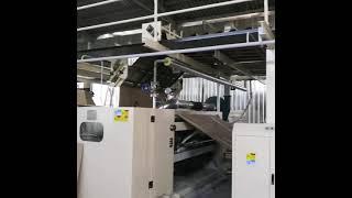 BAIRUN 5ply corrugated cardboard production line for Kazakhstan in testing