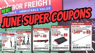 NEW Harbor Freight JUNE SUPER COUPONS!! #automobile #harborfreight #sale #tools