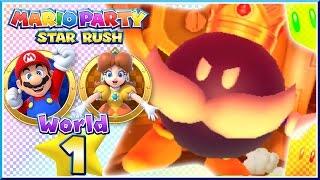 Mario Party Star Rush - Toad Scramble: World 1 | Local 2-Player Gameplay! [Nintendo 3DS]