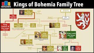 Kings of Medieval Bohemia Family Tree