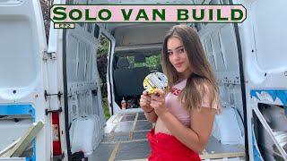 Solo Van build || Flooring & Base ️ [Ep2]