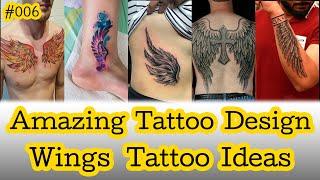 Amazing Tattoo Design | Wings Tattoo Ideas | Tattoo Culture Art Studio