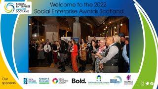 Social Enterprise Awards Scotland Ceremony 2022