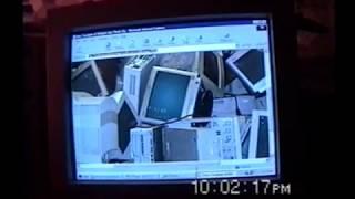 Vaporwave-Themed Windows 95 Computer