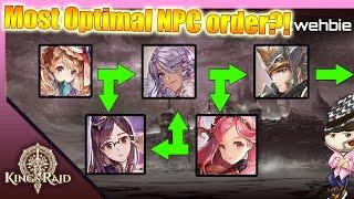 Most optimal NPC order!? - King's raid