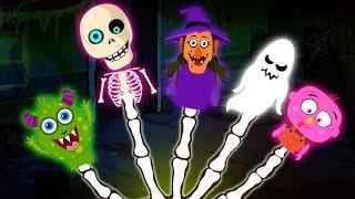  LIVE Spooky Scary Finger Family  |Spooky Special | Nursery Rhyme Street