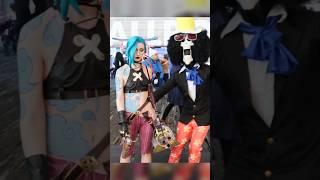 Brook steals pantsu from Jinx  #onepiece #jinx #cosplay