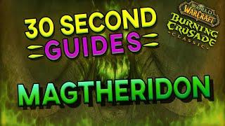 Magtheridon - 30 Second Guides - Magtheridon's Lair - READ DESCRIPTION