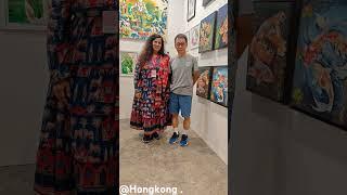 Affordable art exhibition in Hongkong. #koifishpainting