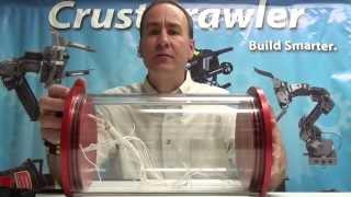 CrustCrawler ROV Waterproof Vessel Overview