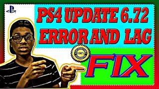 PS4 Update 6.72: How to Fix ERROR Code SU-30625-6 & LAG on PS4 Update 6.72 (2019)