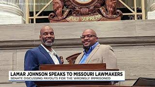 Lamar Johnson speaks to Missouri lawmakers about payouts for those wrongfully imprisoned