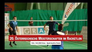 20. Österreichische Meisterschaften im Racketlon, Tag 3: 18.6.2022, Bundesliga