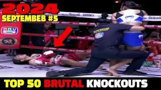 Top 50 Savage Knockouts September 2024 #5 (MMA•Muay Thai•Boxing•Kun Khmer)