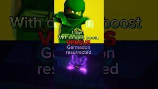 Lloyd (with dragon power) VS Lord Garmadon Resurrected #ninjago #ninjagoedit #1v1edit #versusedit