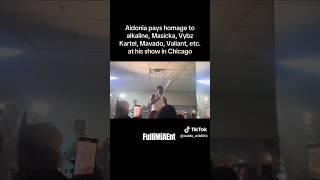 #aidonia live inna chicago big up #mavado #vybzkartel #fullimiaent