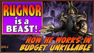 Rugnor is a BEAST! How to use Rugnor in Budget Unkillable | Raid Shadow Legends