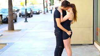 Kissing Prank Girl Want More and want Gone in Room