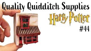 Quality Quidditch Supplies | a Harry Potter Matchbox diorama | Harry potter miniature