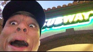 24 HOUR OVERNIGHT CHALLENGE AT SUBWAY GONE WRONG