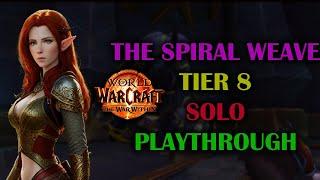 Soloing The Spiral Weave | The War Within Delves | Tier 8 | The War Within Preseason 11.0.2