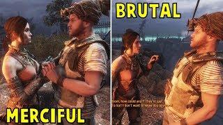 Metro Exodus - Be Merciful vs Be Brutal With Olga's Tribe -Both Outcomes- Metro 2019