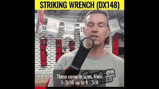 Striking Wrenches are for the big jobs, perfect for the big bolts, they are tough and heavy duty.