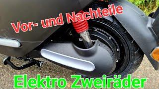 Vor- und Nachteile von Elektro-Roller und  -Motorräder (Zero, Horwin, Inoa, Ovaobike usw.)