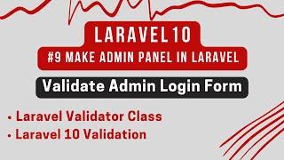 Laravel 10 Tutorial #9 | Create Admin Panel in Laravel | Admin Panel Login / Logout Functionality