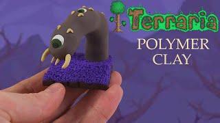 Making The Eater Of Worlds Boss From Terraria - Using Polymer Clay