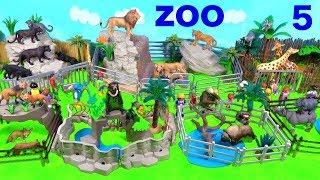 Wild Zoo Animal Toys For Kids - Learn Animal Names and Sounds - Learn Colors