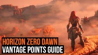 Horizon: Zero Dawn - How to find all 12 Vantage points (Vantage points guide )