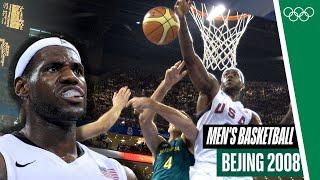 USA  Australia - Full Men's Basketball Quarter Final | Beijing 2008