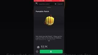 How to get pumpkin patch on ROBLOX