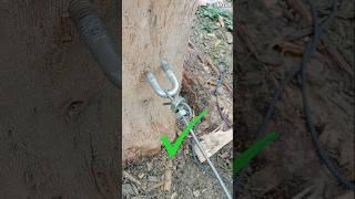 Experts often use bolts to fix steel wires#shorts #diy #creative