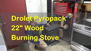 Drolet Pyropak DB01380 22" Wood Burning Stove