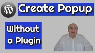 How to Create Popup in WordPress Without Plugin