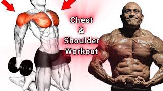 The best effective way to exercise the chest and shoulders- K C FITNESS