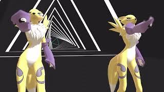 MMD Renamon - Chocolate cream