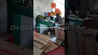 ZHENHUA-GDJ High Speed Electrical Stitcher Manufacturer Corrugated Carton Box Stitching Machine