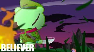 "LARGA VIDA AL REY" Believer - Happy Tree Friends (AMNESIA 6) ANIMATION