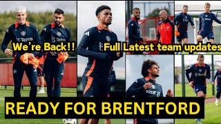 Hojlund, Garnacho, Mazraoui,Ugarte,Amad | Man United training & Injury updates ahead of Brentford 