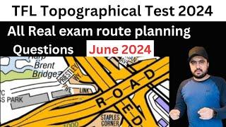 TFL Topographical skills assessment Test 2024 | TFL Real Route planning Exam Questions June 2024